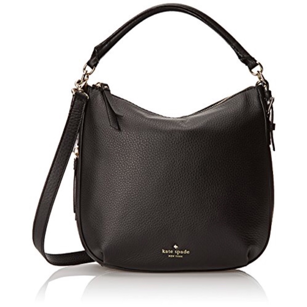 Kate Spade New Black Cobble Hill Ella Hobo Bag